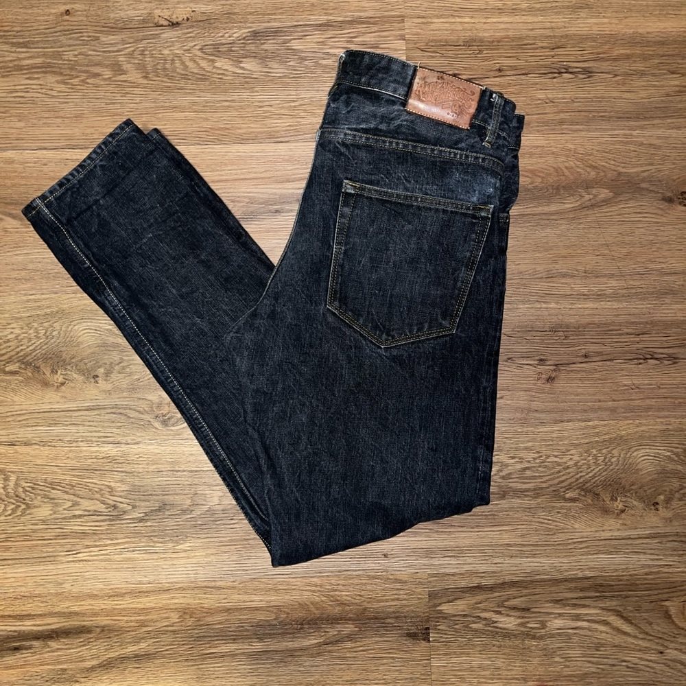Railcar Fine Goods Slim Fit Men’s Denim Black Jeans Size 38x31.5